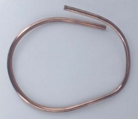 5.0mm 4G AWG 6G SWG SOLID COPPER WIRE 0.85 METRE COIL