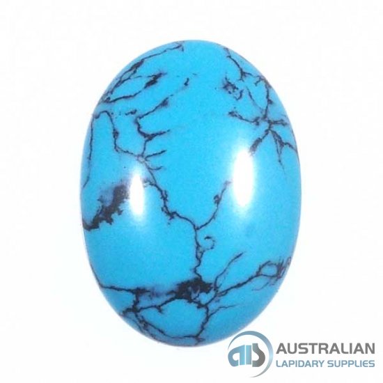 X23 10x8 Oval Cabochon TURQUOISE
