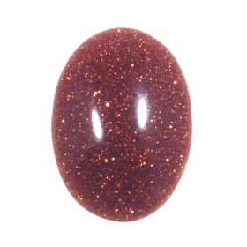 X23 14x10 Oval Cabochon BROWN GOLDSTONE
