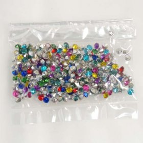FREE74 3mm Acrylic Crystal Assorted Colours