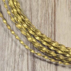 2.2mm SOLID TWISTED BRASS WIRE price per 5.5 METRE COILS