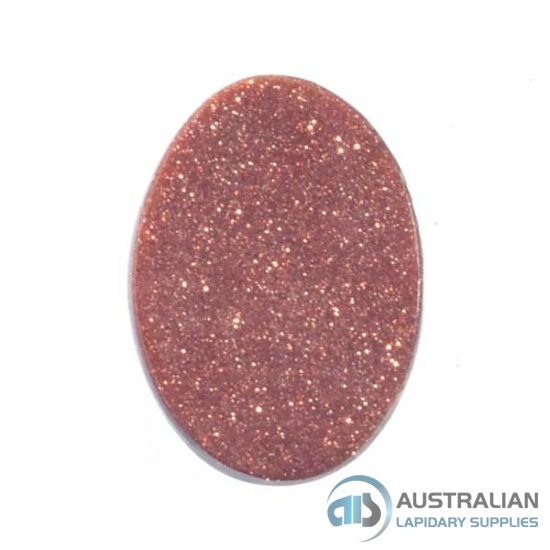 X23 18X13 Oval Flat Top Cabochon BROWN GOLDSTONE