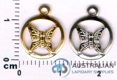 367P SMALL BUTTERFLY CHARM PENDANT